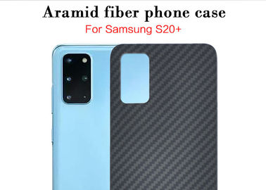 Samsung S20 + Siyah Mat Dimi Aramid Fiber Samsung Kılıfı