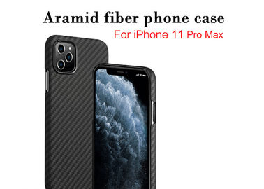 İPhone 11 Pro Max için 0.65mm Kalın Hafiflik Aramid Fiber Telefon Kılıfı