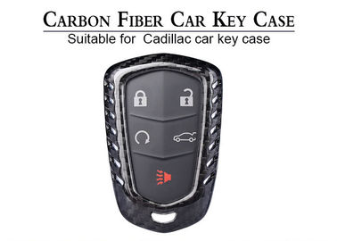 Orijinal Parlak Dimi Cadillac Karbon Fiber Araba Anahtarı Durum