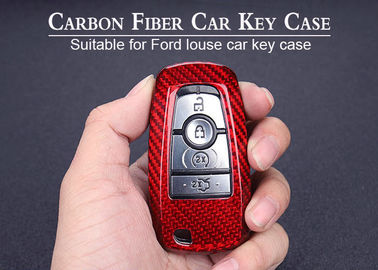 Hafif Oto Koruma Ford Karbon Fiber Araba Anahtarı Kapağı
