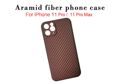 Hafif Mat Kaplama iPhone 11 Pro Max Aramid Kılıf Karbon Fiber Telefon Kılıfı