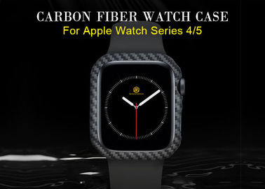 Toz geçirmez Darbeye Dayanıklı Karbon Fiber Apple Watch Kılıfı