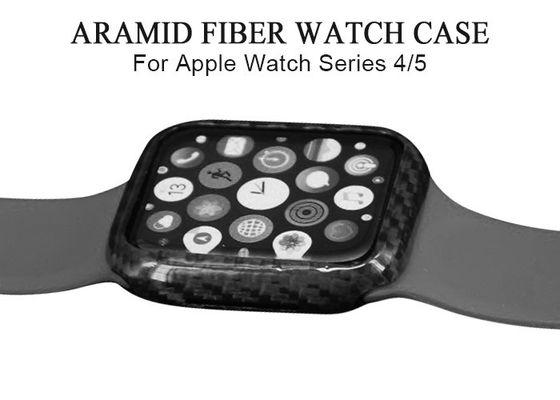 Antifingerprint Parlak Karbon Fiber Apple Watch Case