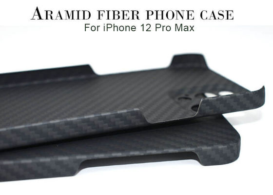 Tam Kamera Korumalı Karbon Kılıflı iPhone 12 Pro Max Aramid Fiber Kılıf