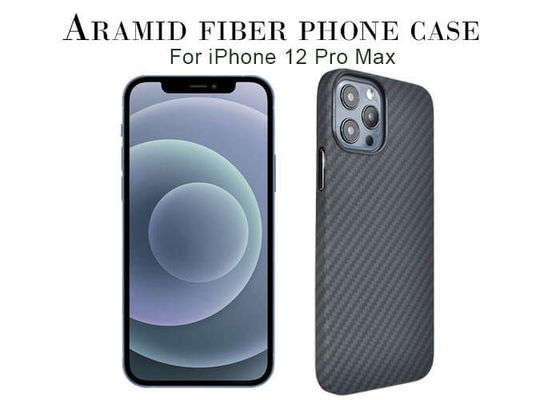 iPhone 12 Pro Max Aramid Fiber Krater Tasarımı ile Tam Koruma Çantası