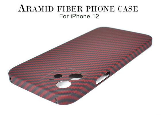 İPhone 12 için Mat Yüzey 0.65mm Aramid Fiber Telefon Kılıfı