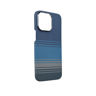 iPhone 15 Pro için tam kamera tam koruma lüks Aramid Fiber iPhone Case
