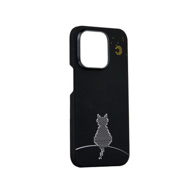 Ultra İnce 0.8mm Kalınlığı 16g Ağırlık iPhone 16 Pro Max için Kir-dayanıklı Aramid Fiber Telefon Kutusu