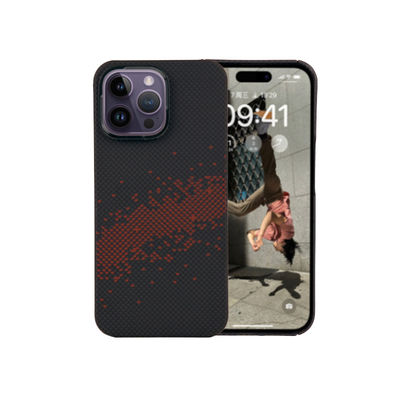 Ultra İnce Tam Koruma Manyetik Aramid Karbon Fiber Telefon Küresi iPhone 16 Pro Max için