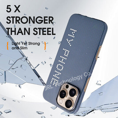 Karanlıkta Parlayan Süper Hafif Aramid Karbon Fiber iPhone 17 Pro Cep Telefonu Kılıfı