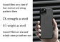 Mat Aramid Fiber Telefon Kılıfı için iPhone 11 Pro Dimi Stil Koruyucu Fonksiyon