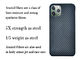 iPhone 11 Pro Mat Dimi Aramid Fiber Telefon Kılıfı Kevlar Cep Kılıfı