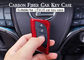 3 K Örgü Erime Noktası LEXUS Karbon Fiber Araba Anahtarı Durum