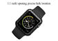 Siyah Çizilmez Apple Watch 4 Karbon Fiber Kılıf 44mm
