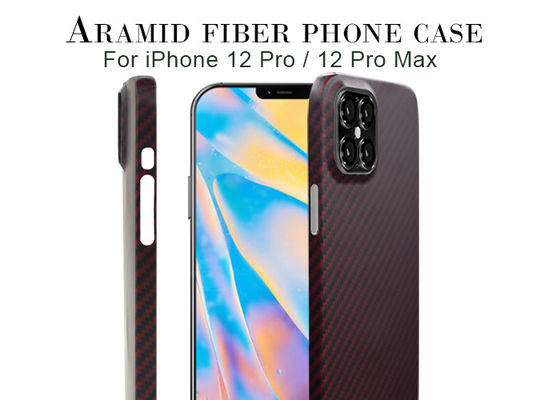 Kağıt İnce Aramid Fiber Telefon Kılıfı Karbon Fiber iPhone Kılıfı