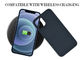 Çizilmeye Dayanıklı Mat Yüzey Mavi iPhone 12 Aramid Karbon Fiber Kılıf