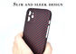 İPhone 12 için Mat Yüzey 0.65mm Aramid Fiber Telefon Kılıfı