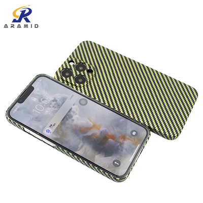 Ultra İnce Çizilmeye Dayanıklı iPhone 13 Pro Max Aramid Karbon Fiber Kılıf