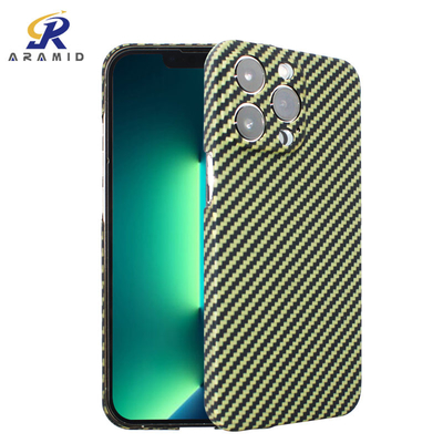Ultra İnce Çizilmeye Dayanıklı iPhone 13 Pro Max Aramid Karbon Fiber Kılıf